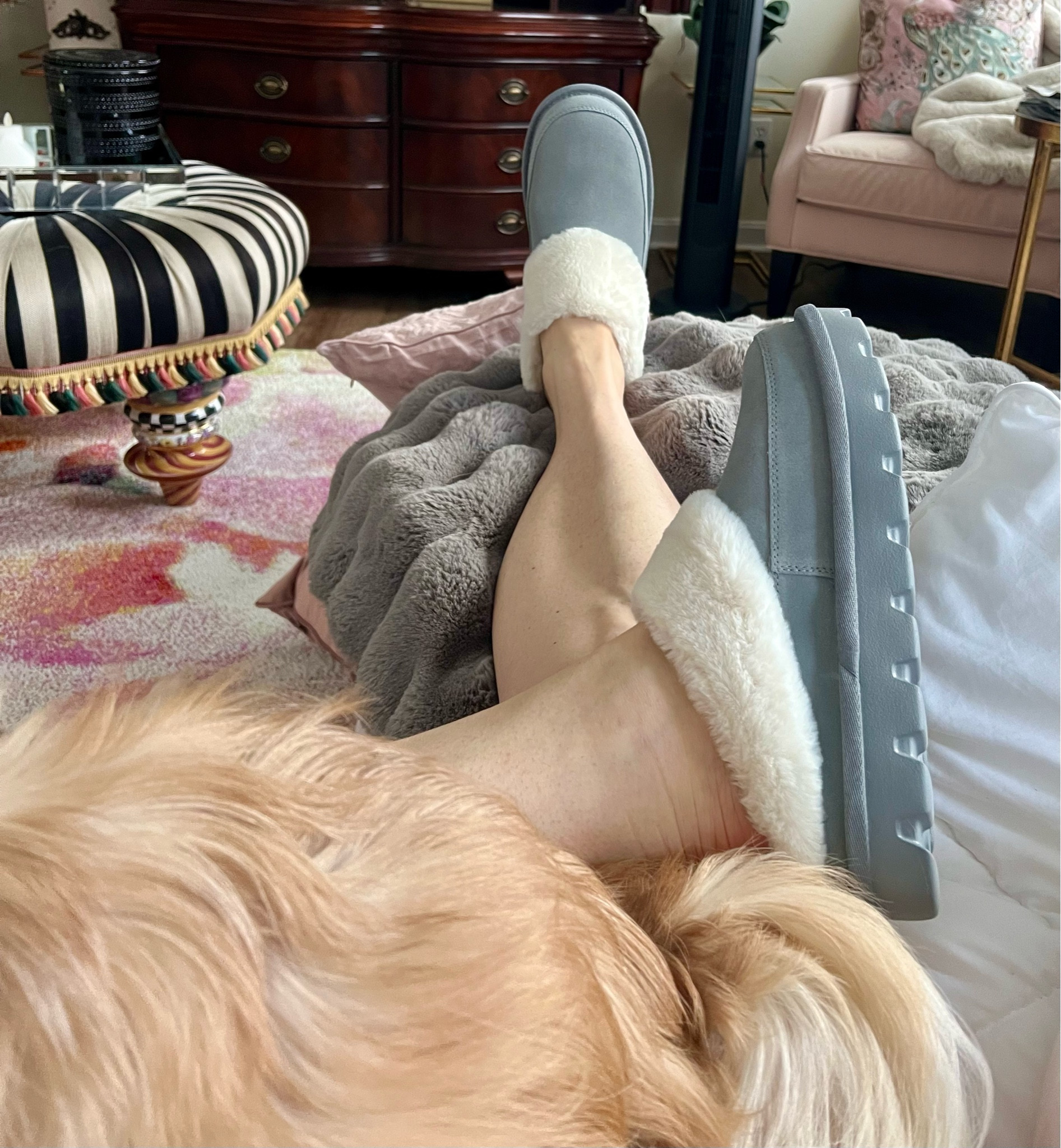 Fun fact about me…
I am obsessed with slippers. These koolaburra by ugg are great & at a great price. So comfy & could totally be worn out with a comfy lounge or jogger set. 

#LTKFindsUnder100 #LTKGiftGuide