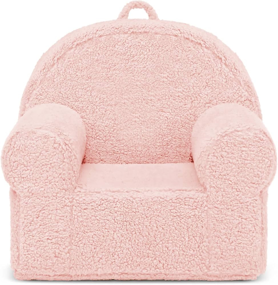 ILPEOD Kids Chair Toddler Chair Sherpa Couch Sherpa Kids Chairs,Cuddly Toddler Plush Chair Toddle... | Amazon (US)