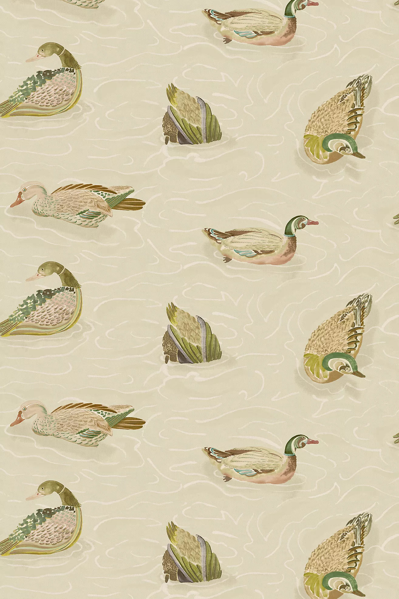 Duck Pond Wallpaper | Anthropologie (US)