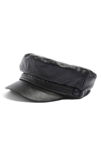 Women's Topshop Baker Boy Cap - Black | Nordstrom