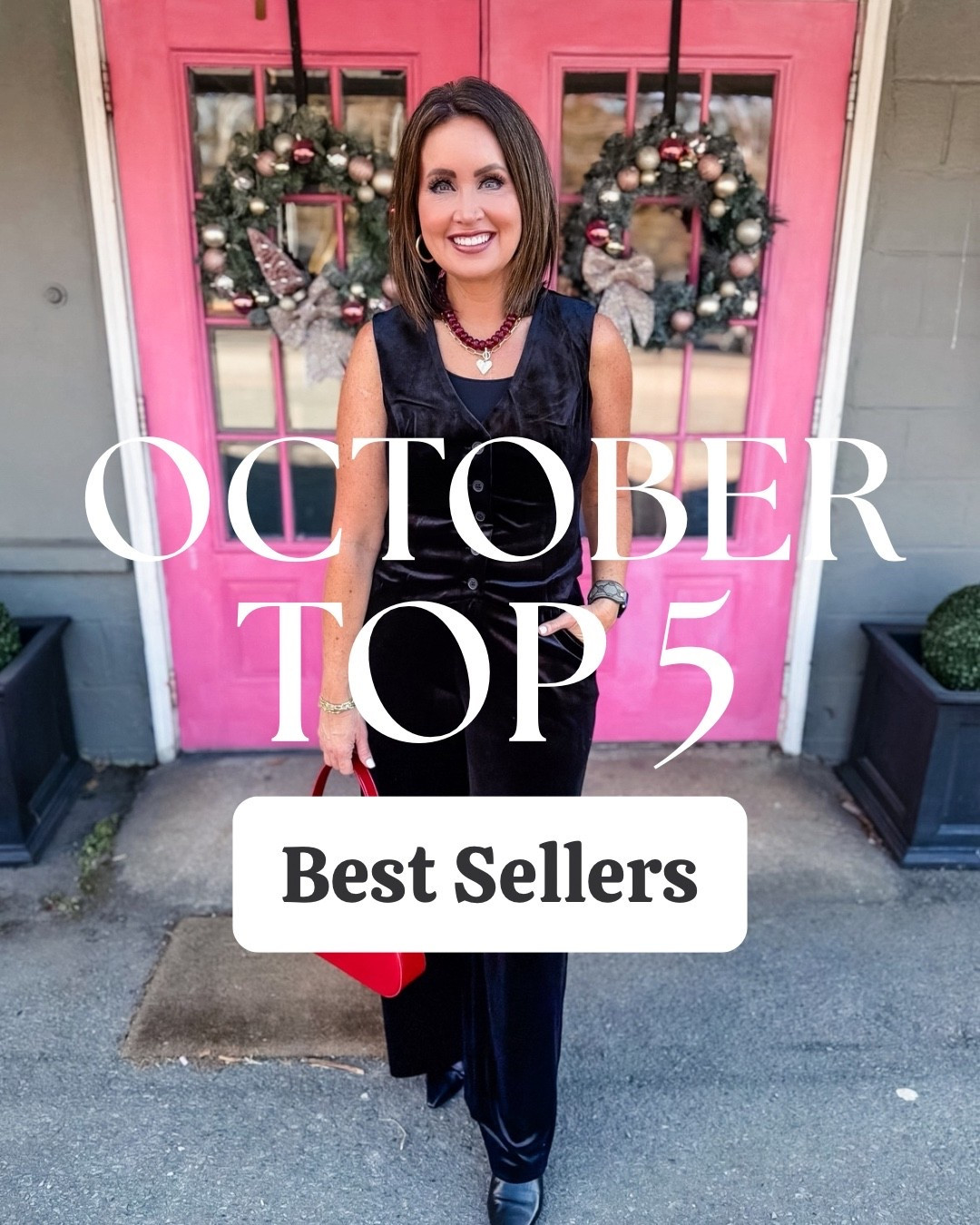 November Top 5 best sellers:
1. My jewelry collection with Erin McDermott- use code LAURA to save an extra 25%!

2. Embellished jeans from Walmart - size up if in between sizes 

3. Spanx Air Essentials set - size down if in between sizes in the sweatshirt / pants run true to size. Use code LAURAXSPANX on regular price purchase for first time customers 

4. Lace top - on sale! Runs true to size 

5. Amazon sweater 

#LTKSaleAlert #LTKootd #LTKFindsUnder50