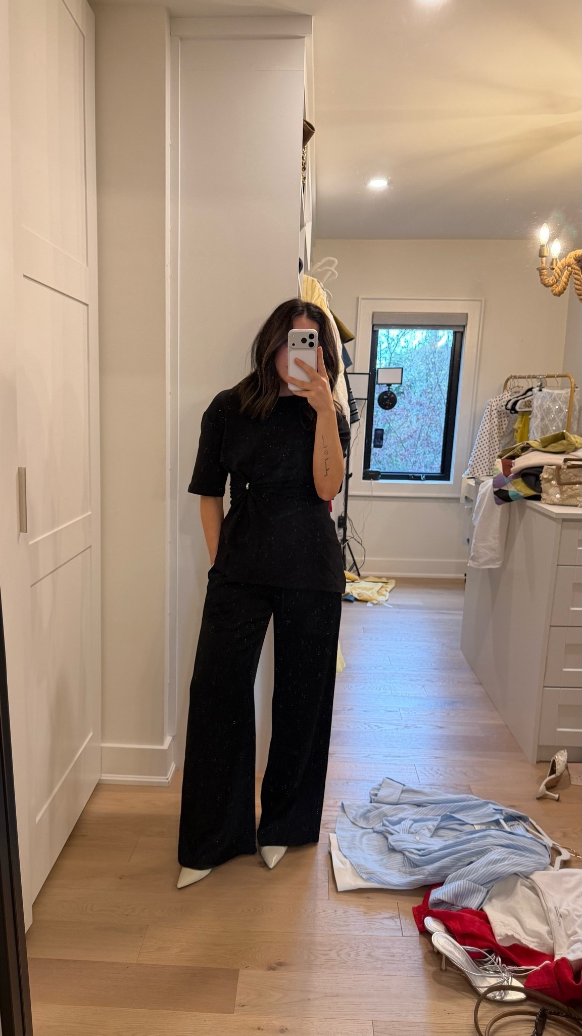Top - XS
Pants - small

#LTKcanada #LTKsummer #LTKworkwear