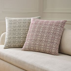 Snowflake Jacquard Pillow Cover | West Elm (US)