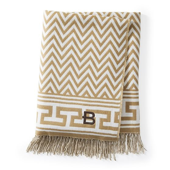 Italian Zig Zag Throw Blanket | Mark and Graham