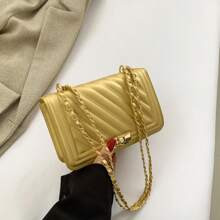 Mini Quilted Diamonds Chain Crossbody Bag | SHEIN