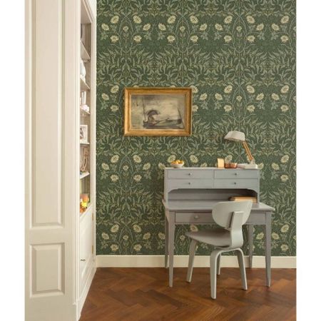 Green floral boho wallpaper 

#LTKfindsunder100 #LTKhome