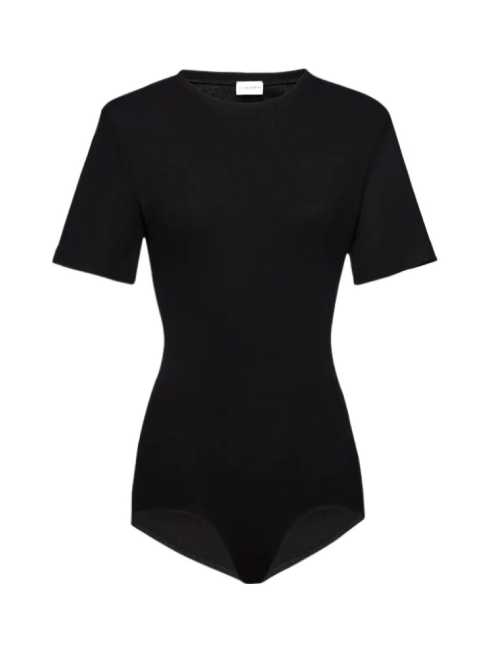 Magda Butrym Ribbed Short Sleeve Bodysuit | Senser US