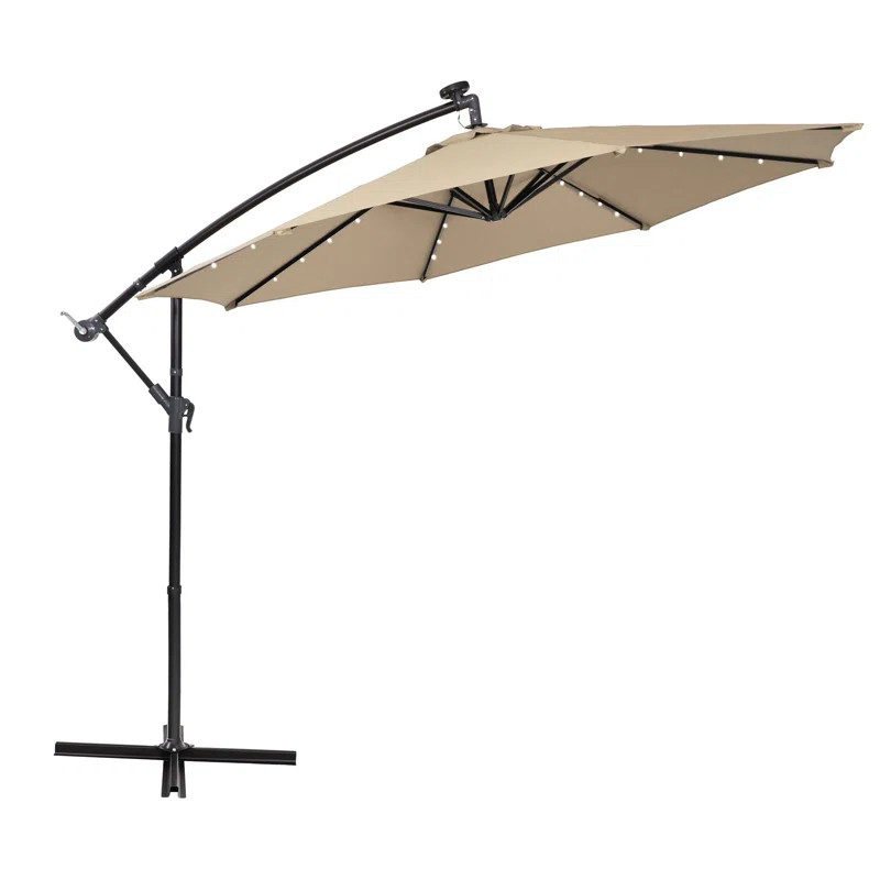 Kaia 120'' Lighted Cantilever Umbrella | Wayfair North America