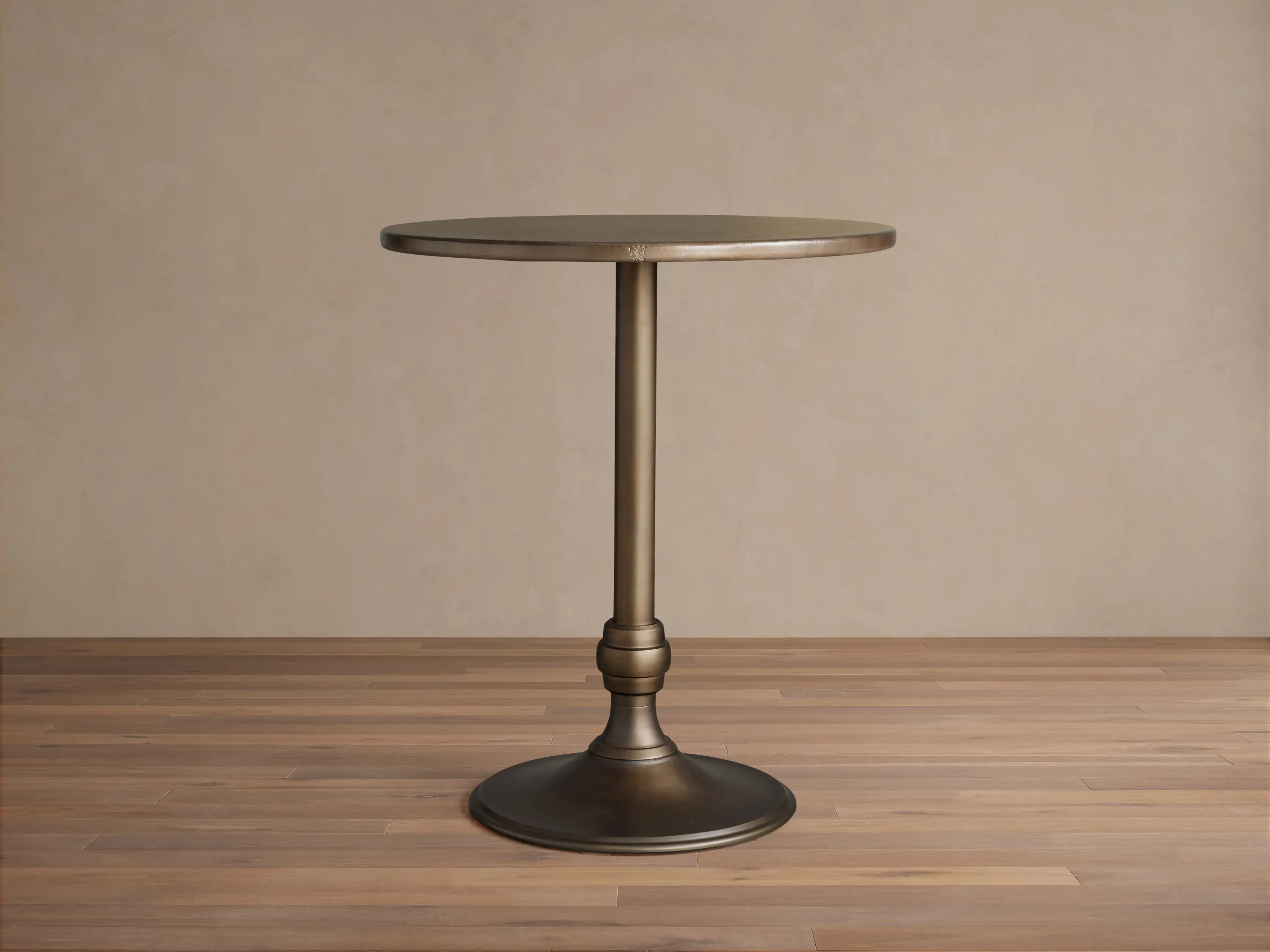 Recycled Metal Bar Table with Wade Base | Arhaus