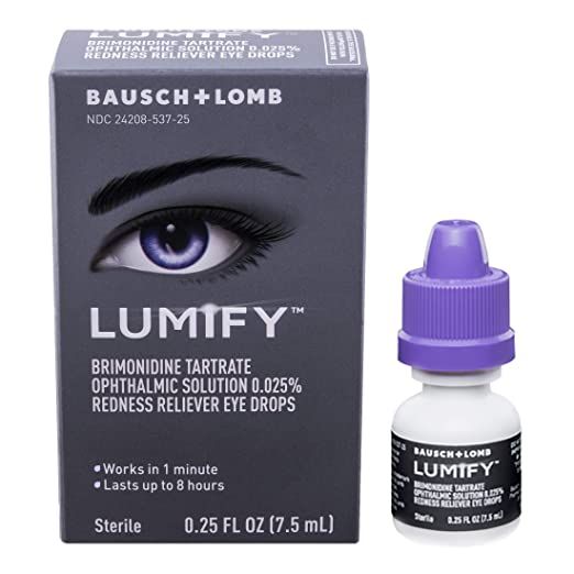 LUMIFY Redness Reliever Eye Drops 0.25 Fl Oz (7.5mL) | Amazon (US)