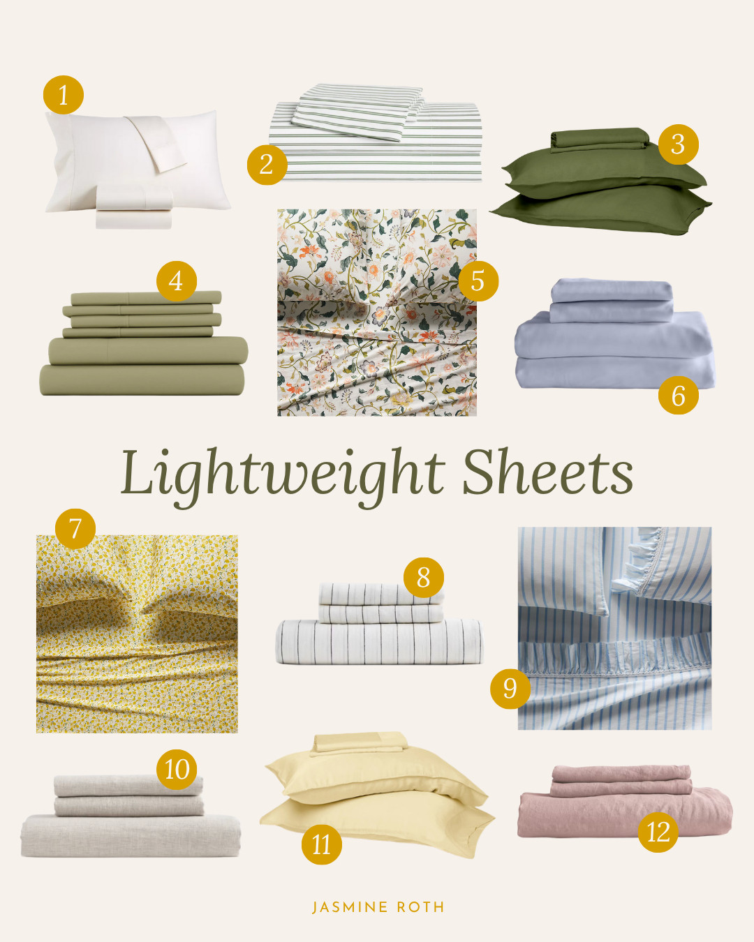 Lightweight sheets for summer bedroom refresh 

 #LTKSummerEdit #LTKU #LTKHome