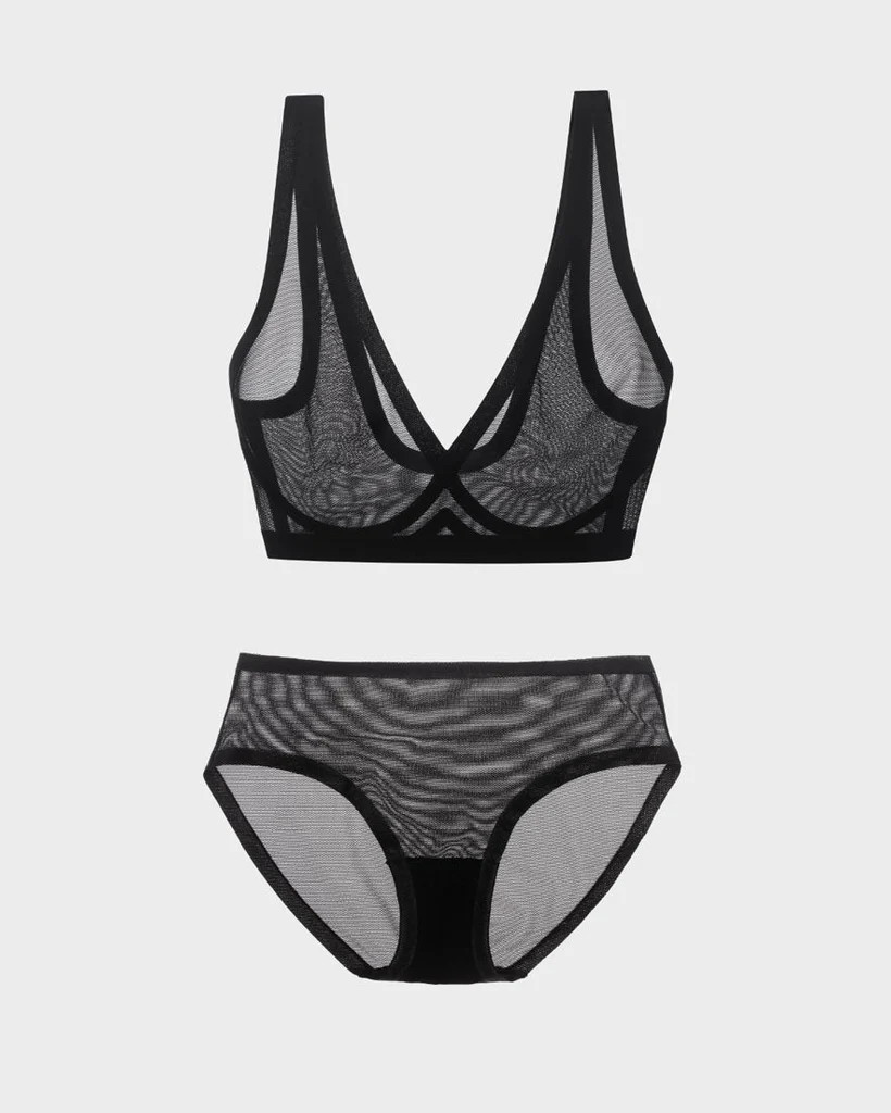 Black Sheer Set | EBY (US)