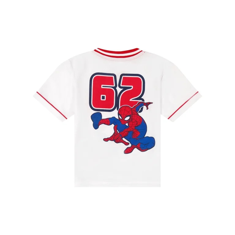 Spiderman Toddler Boy Short Sleeve Jersey, Sizes 12 Months-5T | Walmart (US)