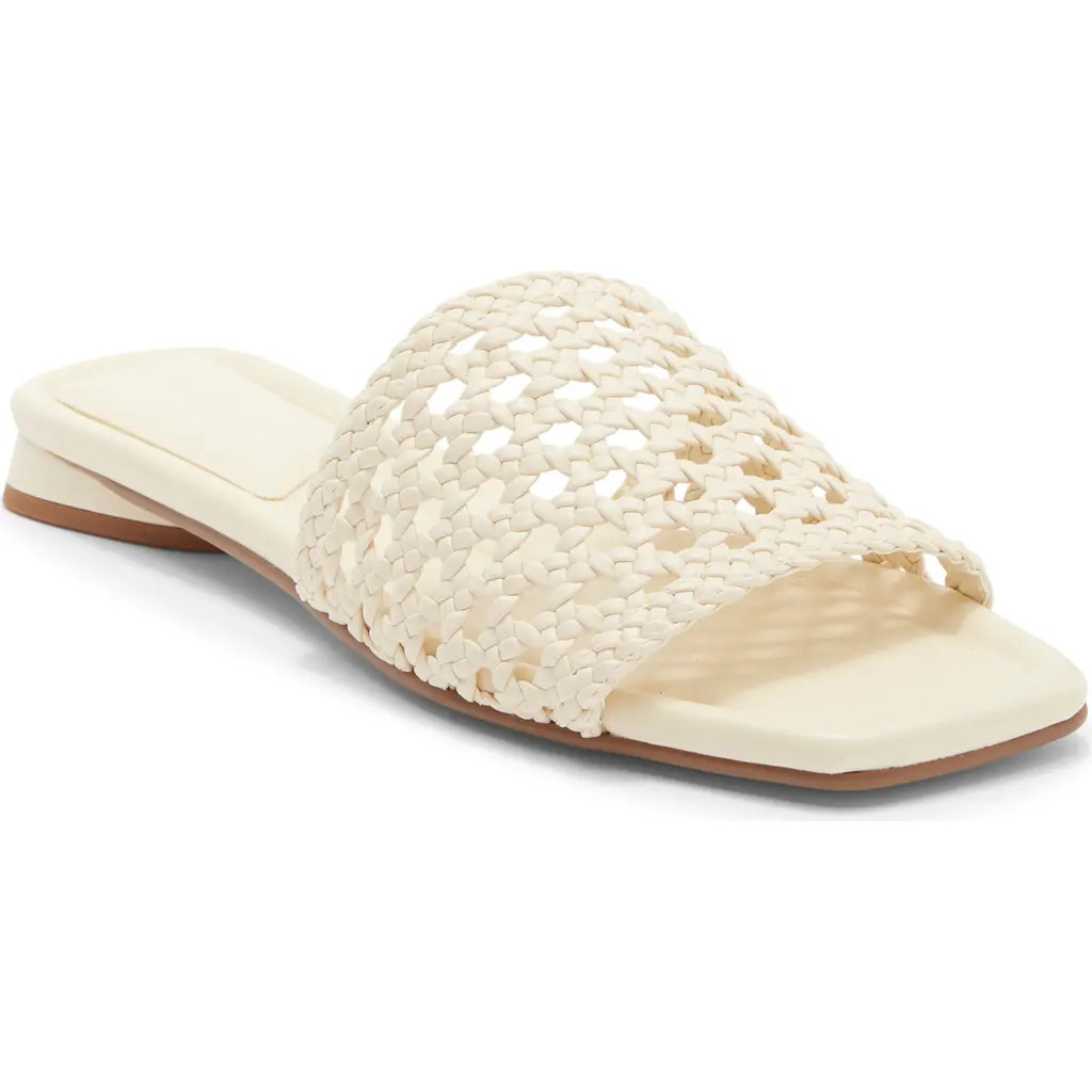 Nordstrom Babette Slide Sandal in Beige Pearled at Nordstrom, Size 5.5 | Nordstrom