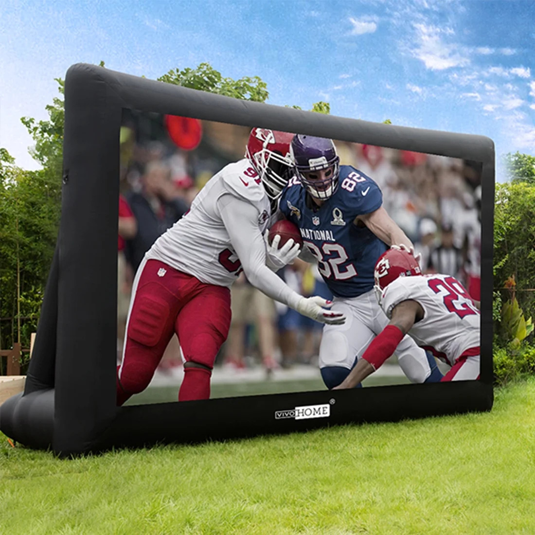 16ft Indoor and Outdoor Inflatable Blow up Mega Movie Projector Screen | Walmart (US)