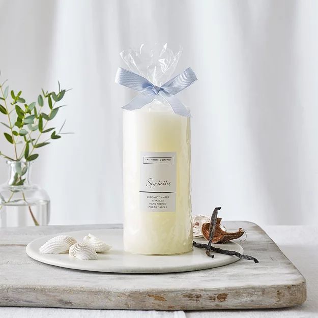 Seychelles Pillar Candle | Home Fragrance | The White Company | The White Company (UK)