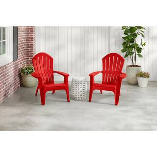 StyleWell Ruby Resin Adirondack Chair 263500 - The Home Depot | The Home Depot