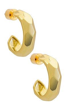 Jackie Mack Small Sunrise Hoops in Gold from Revolve.com | Revolve Clothing (Global)