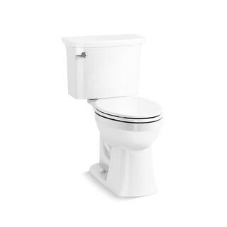 Elmbrook Revolution 360 Complete Solution 2-piece 1.28 GPF Single Flush Elongated Toilet in White... | The Home Depot