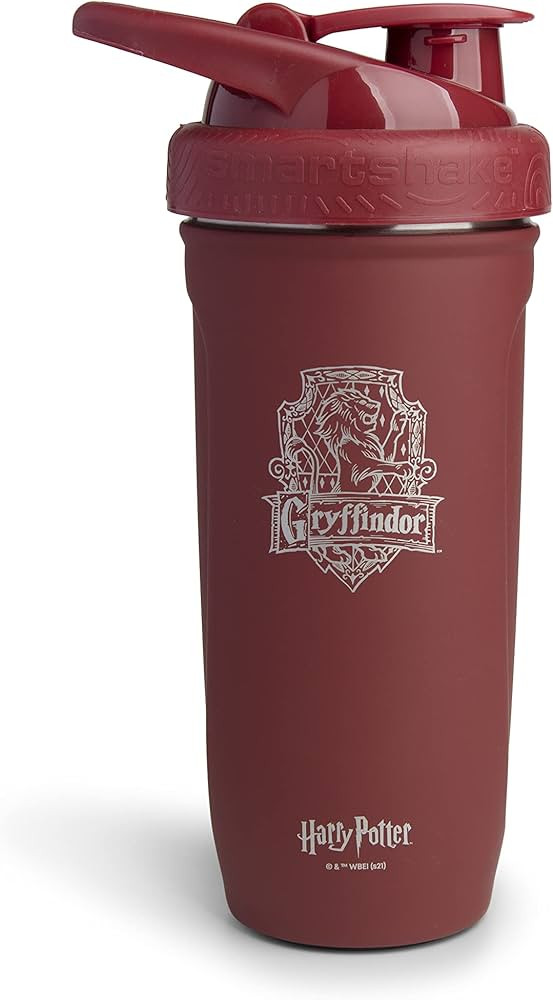 Smartshake Reforce Stainless Steel Harry Potter Gryffindor Shaker Bottle (900 ML /30oz) | Light W... | Amazon (US)