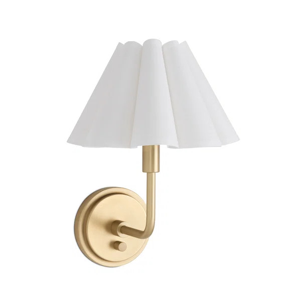 Polly Sconce Single (Scalloped Shade) | Wayfair North America