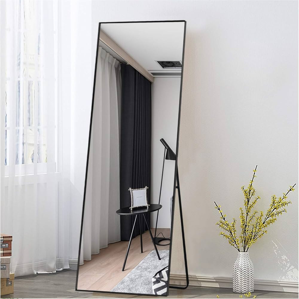 NeuType Floor Full Length Mirror Standing Full Body Dressing Mirrors with Stand Hanging Wall Moun... | Amazon (US)