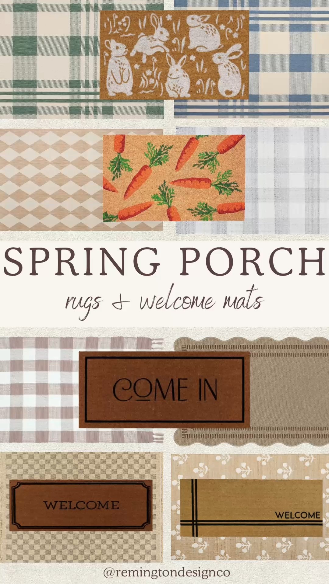 Spring porch rug and welcome mat favorites! 

#LTKSeasonal #LTKHome