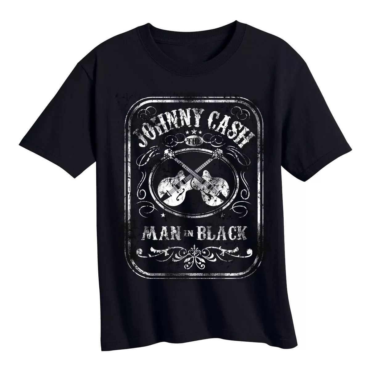 Toddler Boys' Johnny Cash Short Sleeve Graphic T-Shirt - Black 5T | Target