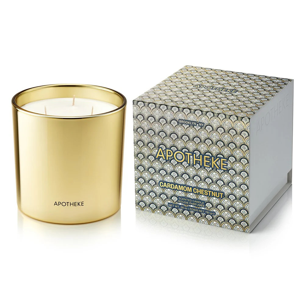 Cardamom Chestnut 3-Wick Candle | Apotheke Co