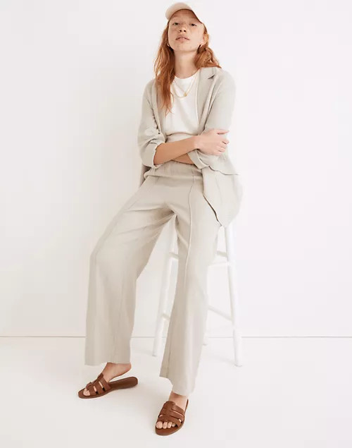 Breezewoven Pull-On High-Rise Straight Pants | Madewell