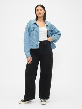 Extra High Rise Stride Wide-Leg Jeans | Gap (CA)