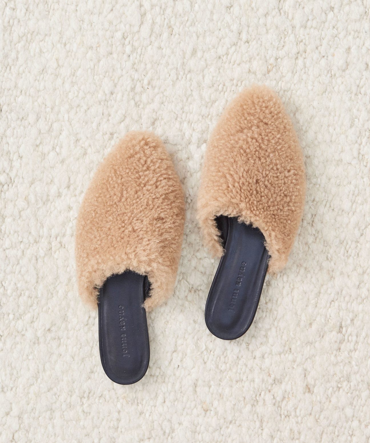 Shearling Mule - Natural | Jenni Kayne | Jenni Kayne