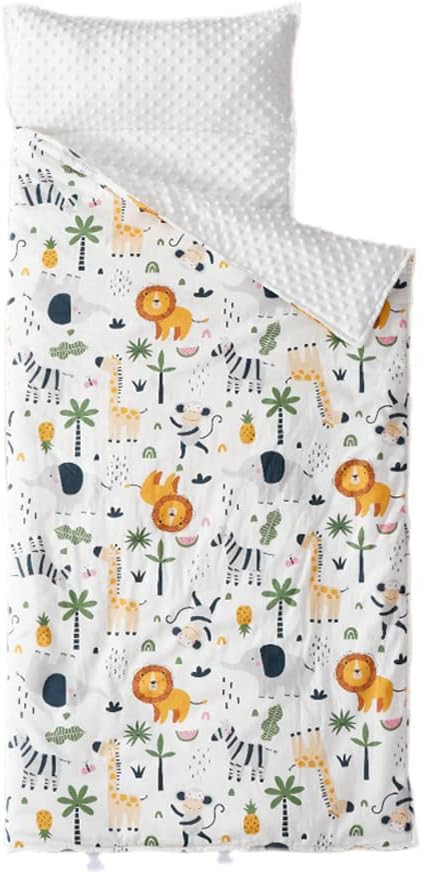 Bunnikins & Clover Kids Nap Mat with Removable Pillow - Soft, Lightweight Mats, Easy Clean Toddle... | Amazon (US)