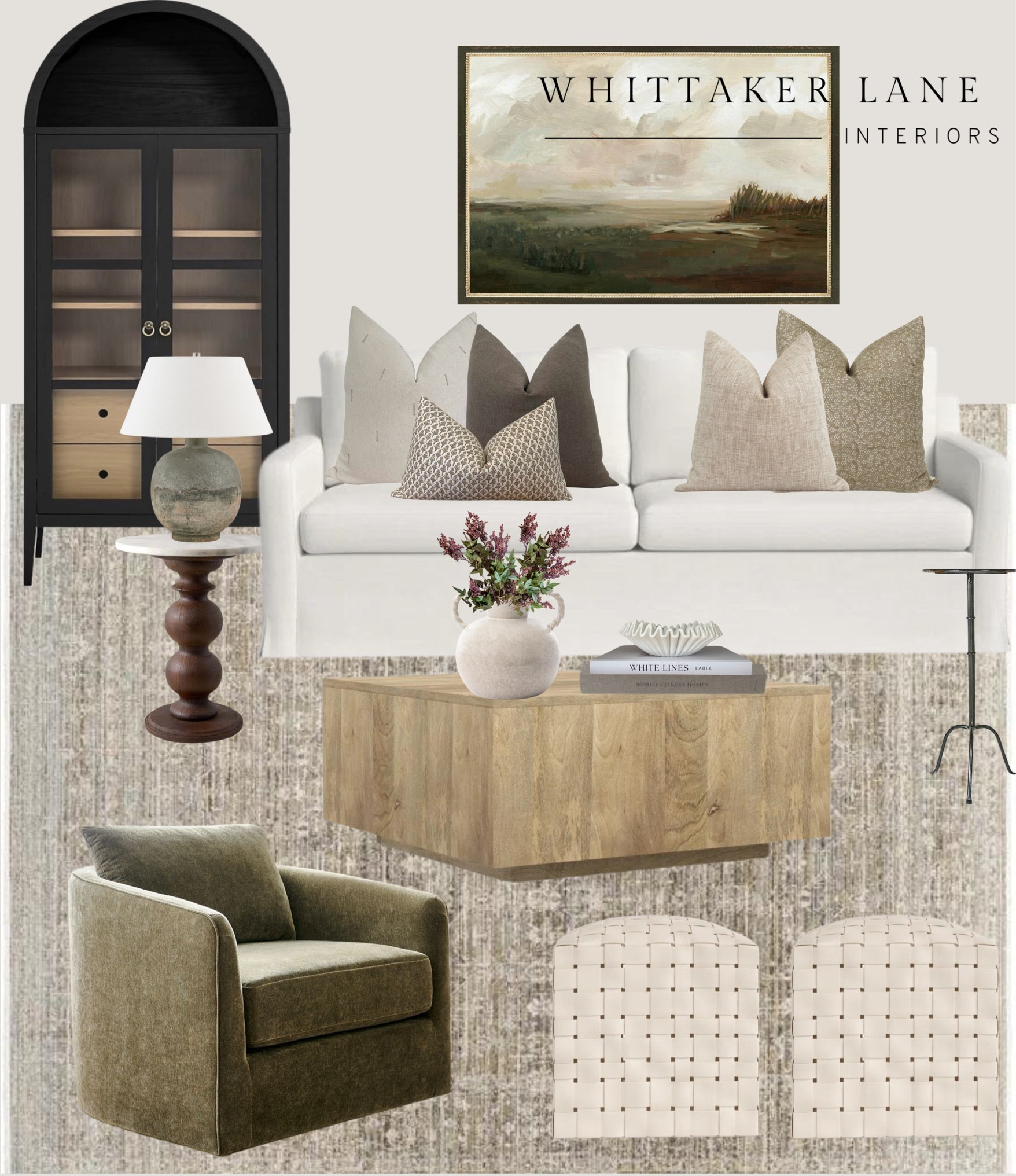 Transitional living room, transitional living room inspo, transitional living room mood board, living room mood board, living room inspo, transitional decor, transitional style, transitional modern, modern transitional, studio McGee, McGee and co, McGee and co dupe, Amazon home, Amazon finds, living room rug, coffee table, accent table, wall art, transitional wall art, accent chair, pillow combo, throw pillows, affordable couch 

#LTKU #LTKSpringSale #LTKhome