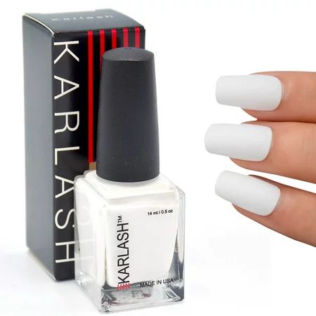 Karlash Super White Nail Polish 0.5 ounce Long-lasting and Smooth Application | Walmart (US)
