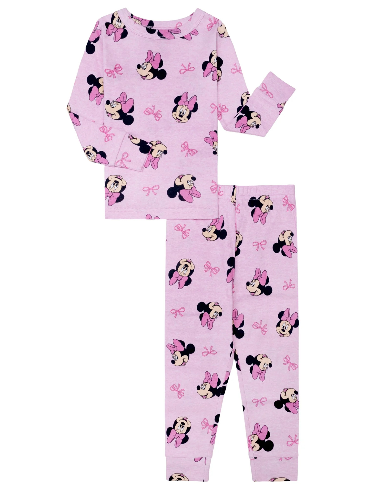 Character Toddler Long Sleeve Shirt and Pants Pajama Set, 2-Piece, Sizes 12M-5T | Walmart (US)