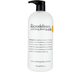 philosophy super-size microdelivery exfoliating wash | QVC