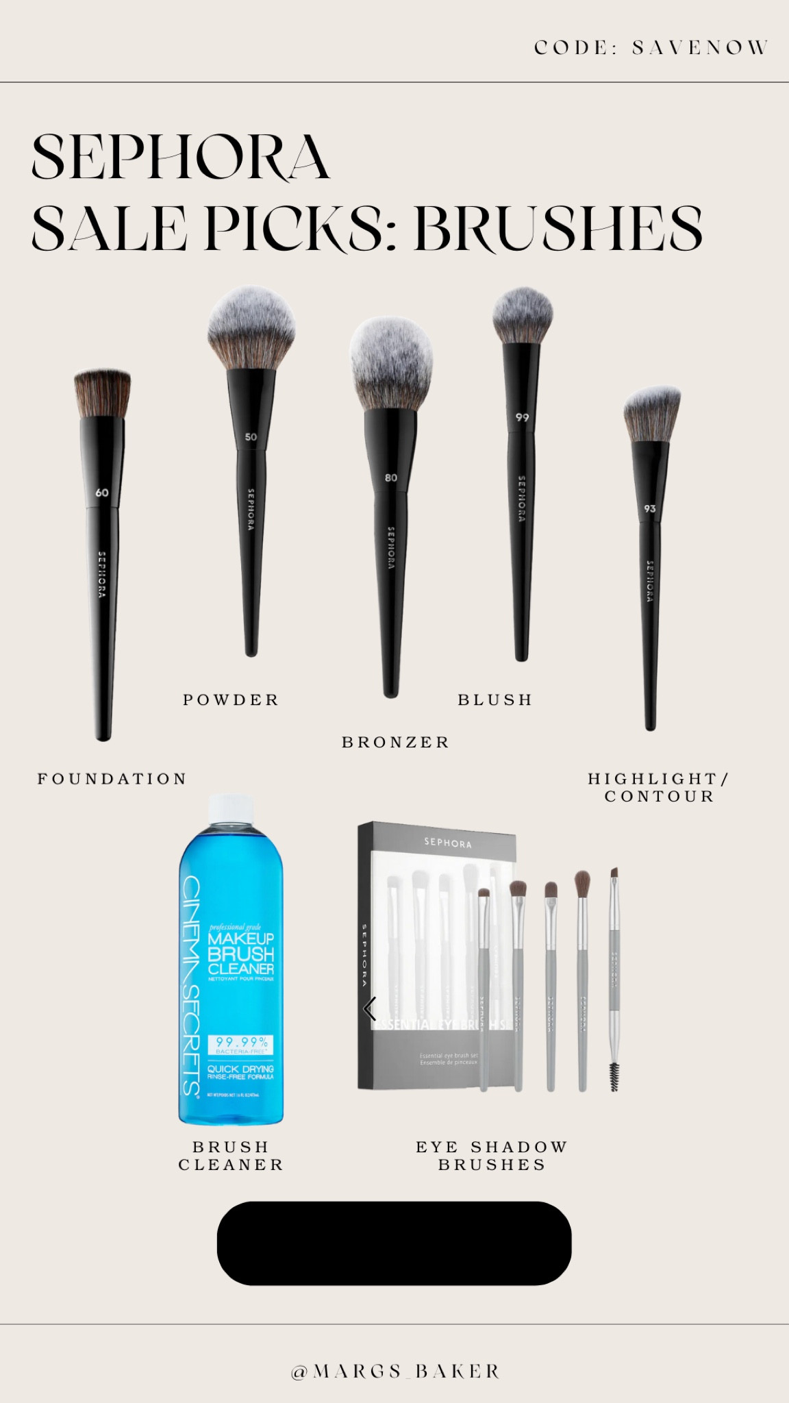 Sephora sale picks: brushes 
Code: savenow

#LTKBeautySale #LTKbeauty #LTKsalealert