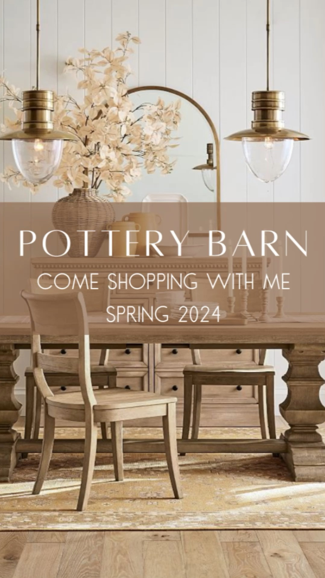 I love the change of season and there is nothing better than the feeling of spring in the air. So wihile it might still be a bit cold outside, join me inside as I take you on a tour of everything new for spring 2024 and sharing all my pieces at Pottery Barn with you 🤎

#LTKhome #LTKVideo