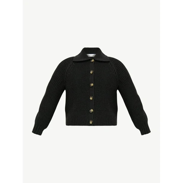 Free Assembly Women's Collared Cardigan - Walmart.com | Walmart (US)