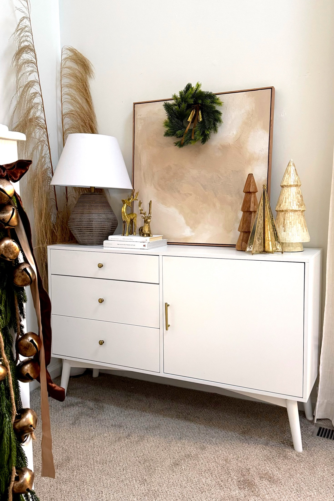 We added a mini wreath to this artwork and it instantly gave this space a holiday feel! 

Mini wreath, Target home decor, Target artwork, neutral home decor, neutral Christmas decor, holiday decor 

#LTKhome #LTKHoliday #LTKSeasonal