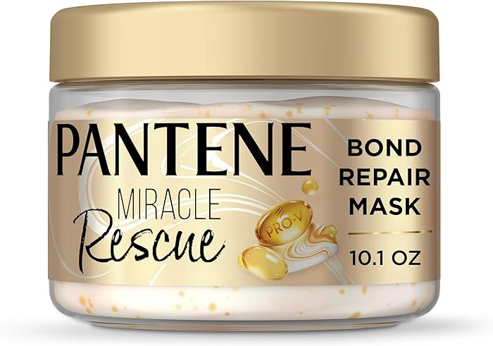 Pantene Miracle Rescue Hair Mask, Intensive Bond Repair with Melting Pro-V Pearls, Melts Away Dam... | Amazon (US)