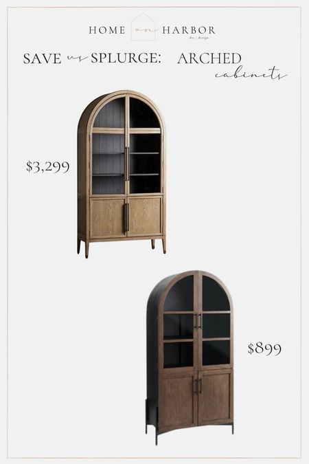 Arched cabinets: save and splurge options 

#LTKhome