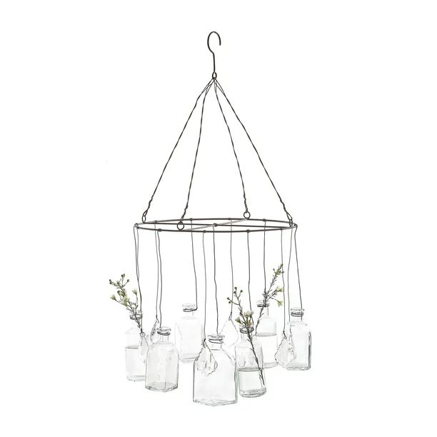 Hanging Glass Vases with Crystals | Walmart (US)
