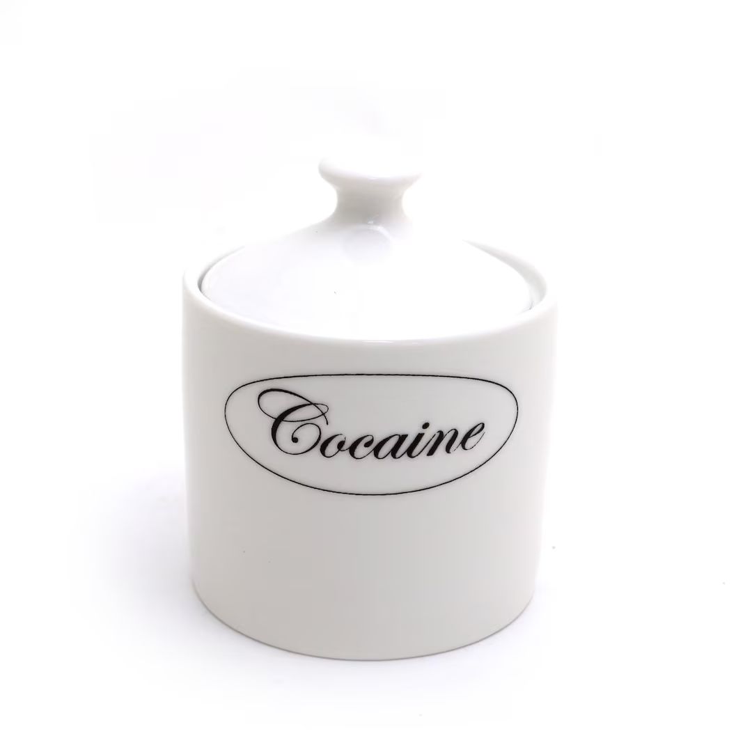 Cocaine Sugar Bowl Vintage Porcelain Sugar Bowl Funny - Etsy | Etsy (US)