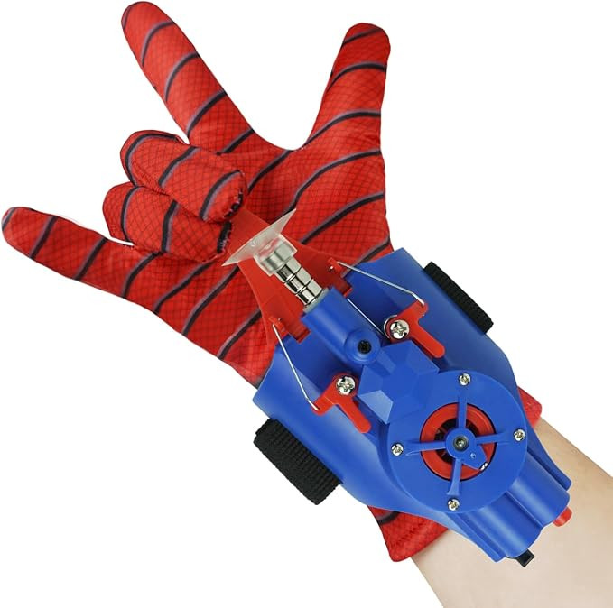 SUIZU Web Shooters, Spider Silk Launcher for Kids - USB Charging, Rope Launcher - Can Grab Small ... | Amazon (US)