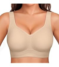 OEAK Womens Wireless Jelly Bra Plus Size Supportive Seamless Bras Full Coverage Push Up Comfortab... | Amazon (US)