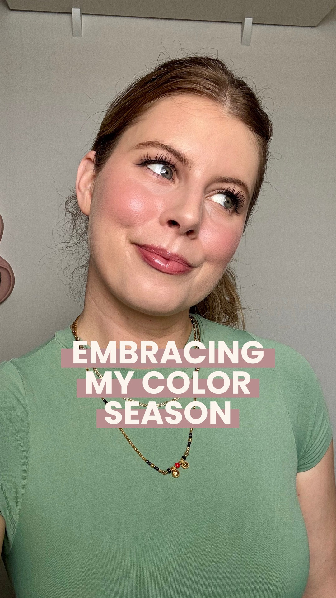 I already wear my color season when it comes to makeup--but clothes are a whole different thing.

FYI: I got my color analysis done professionally! I am not uisng this info to only ever wear my 'ideal colors'...I am using it to see if it boosts my confidence and to give me some direction when shopping.