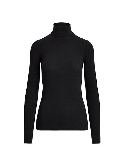 Rib-Knit Turtleneck Sweater | Saks Fifth Avenue