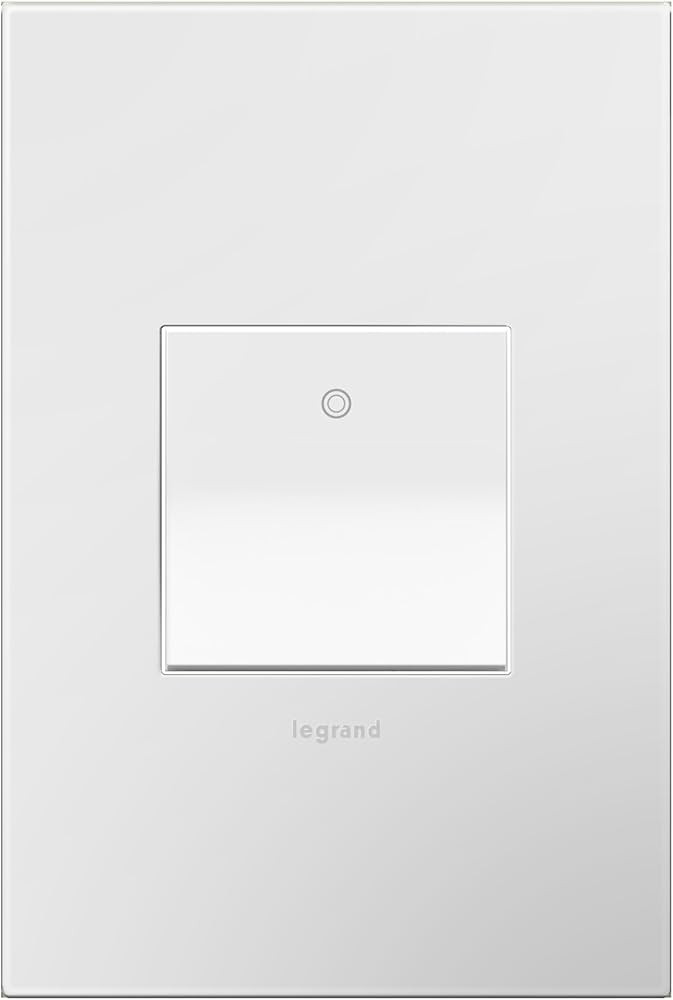 Legrand adorne 15A 1 or 3-Way Paddle Switch with Matching Wall Plate, White Finish, 12-Pack, ASPD... | Amazon (US)